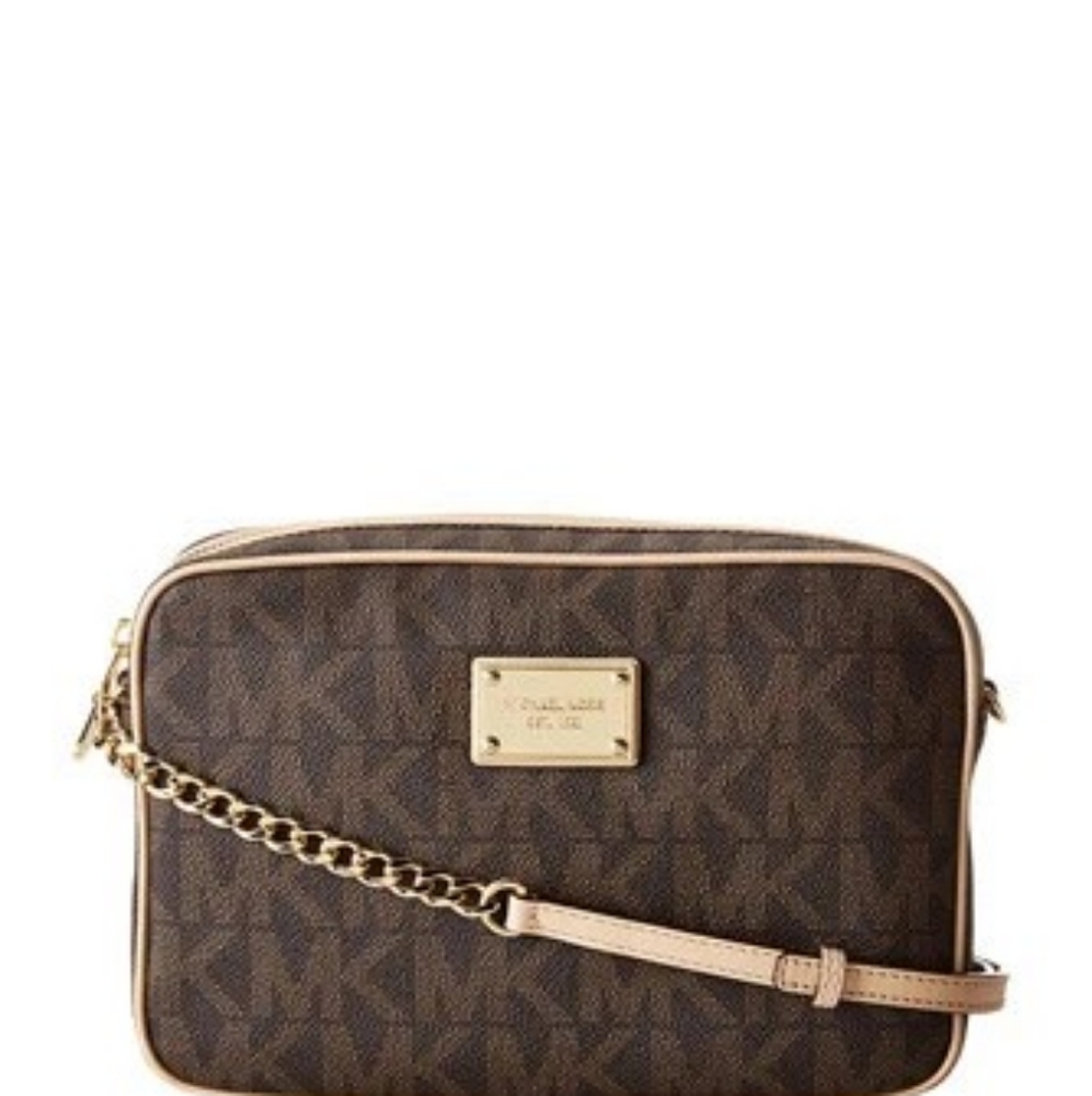 Michael Kors Large Jet Set Signature Print Crossbo